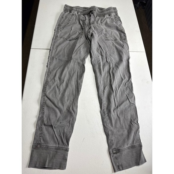 Level 99 gray Casual Pants Elastic Waist Drawstring Lightweight Comfy - Picture 1 of 15